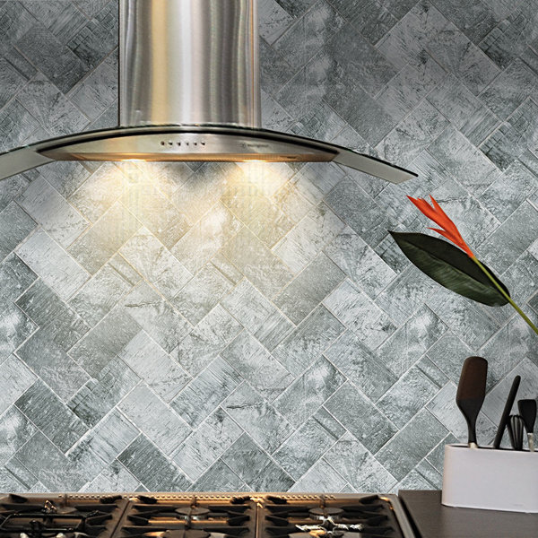 stick on ceramic tile backsplash